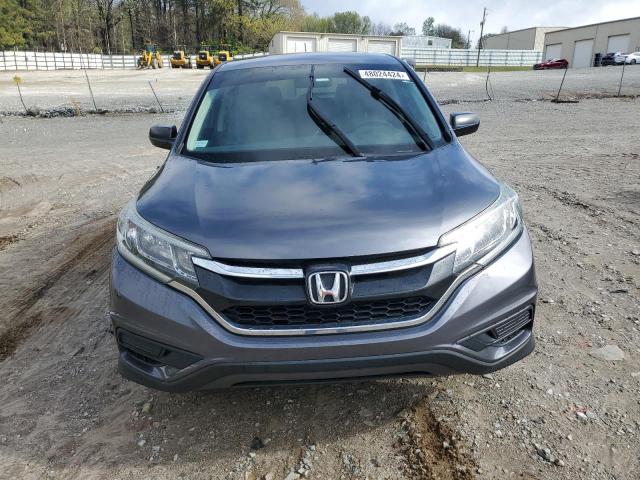 3CZRM3H35FG712675 - 2015 HONDA CR-V LX GRAY photo 5