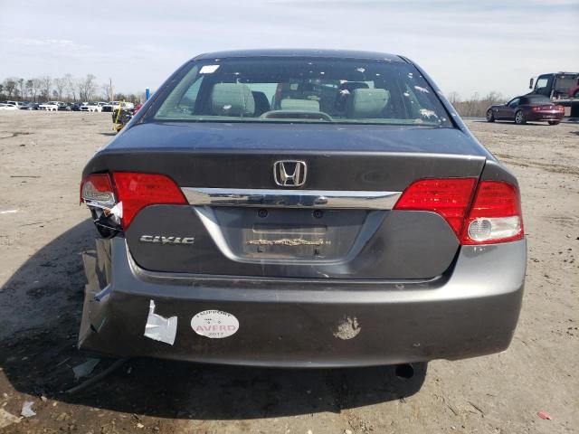 19XFA1F82BE015698 - 2011 HONDA CIVIC EX GRAY photo 6