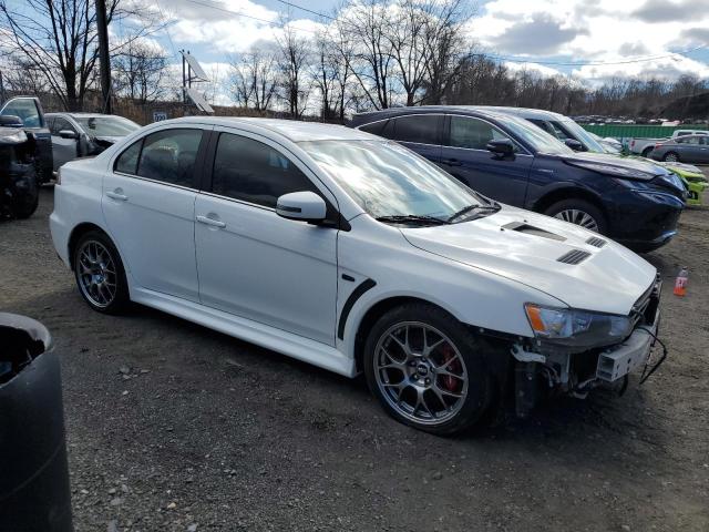 JA32W5FV9FU008654 - 2015 MITSUBISHI LANCER EVOLUTION MR WHITE photo 4