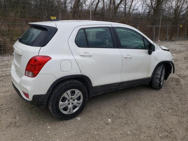 KL7CJKSB9JB732389 - 2018 CHEVROLET TRAX LS WHITE photo 3