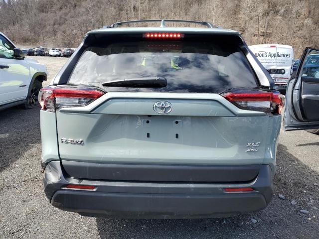 2T3P1RFV8NW309236 - 2022 TOYOTA RAV4 XLE GRAY photo 6