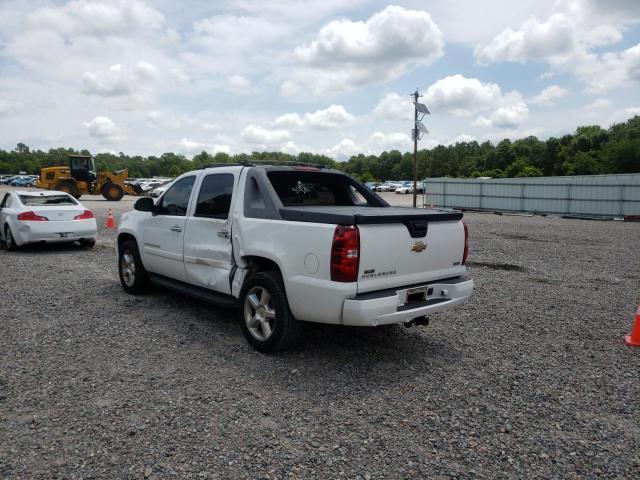 3GNEC22089G156924 - 2009 CHEVROLET AVALANCHE C1500 LT WHITE photo 3