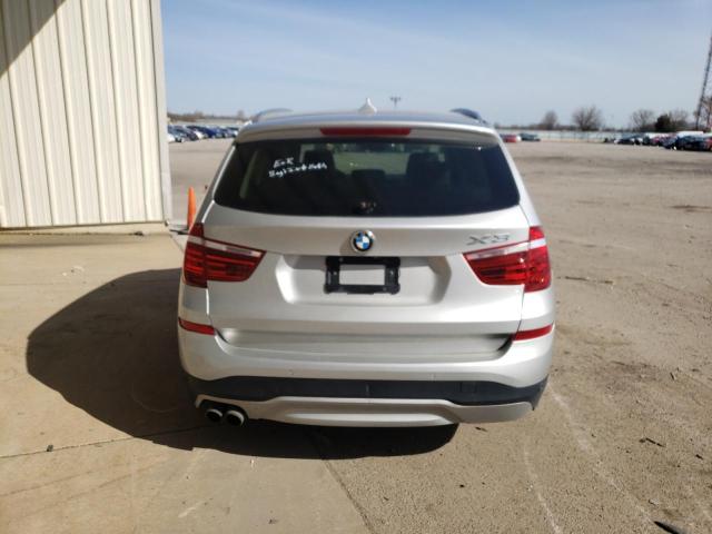 5UXWX9C53G0D89360 - 2016 BMW X3 XDRIVE28I SILVER photo 6