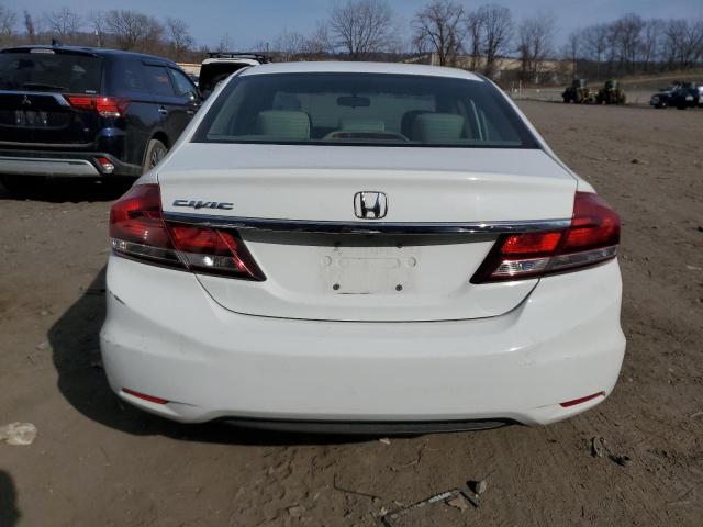 19XFB2F59FE287096 - 2015 HONDA CIVIC LX WHITE photo 6