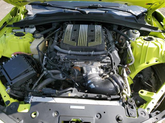 1G1FK1R61K0149319 - 2019 CHEVROLET CAMARO ZL1 YELLOW photo 11