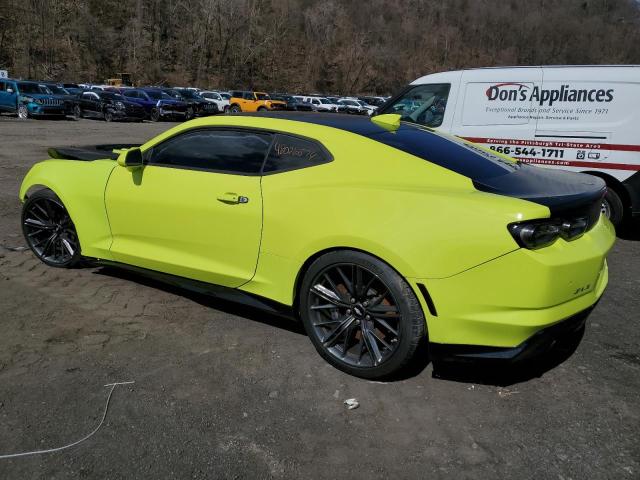 1G1FK1R61K0149319 - 2019 CHEVROLET CAMARO ZL1 YELLOW photo 2