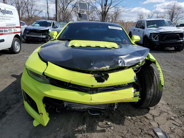 1G1FK1R61K0149319 - 2019 CHEVROLET CAMARO ZL1 YELLOW photo 5