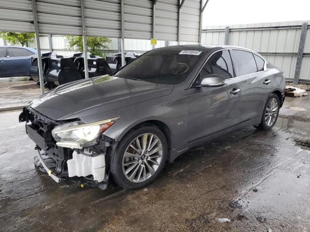 JN1EV7AR4JM437350 - 2018 INFINITI Q50 LUXE GRAY photo 1