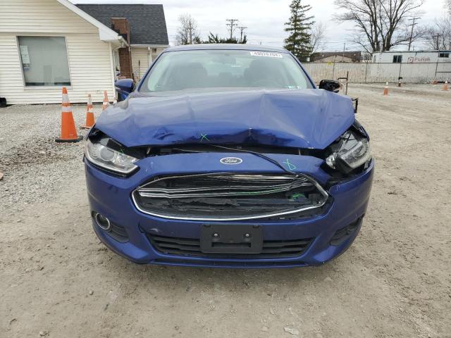 3FA6P0LU5GR365083 - 2016 FORD FUSION SE HYBRID BLUE photo 5