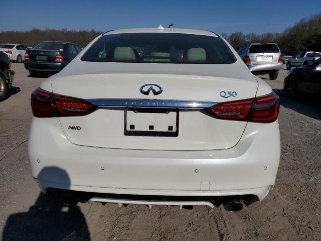 JN1EV7CRXNM340043 - 2022 INFINITI Q50 SENSORY WHITE photo 6