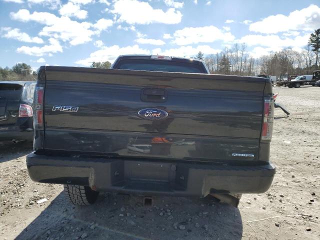 1FTEX1EM1DFD51604 - 2013 FORD F150 SUPER CAB BLACK photo 6