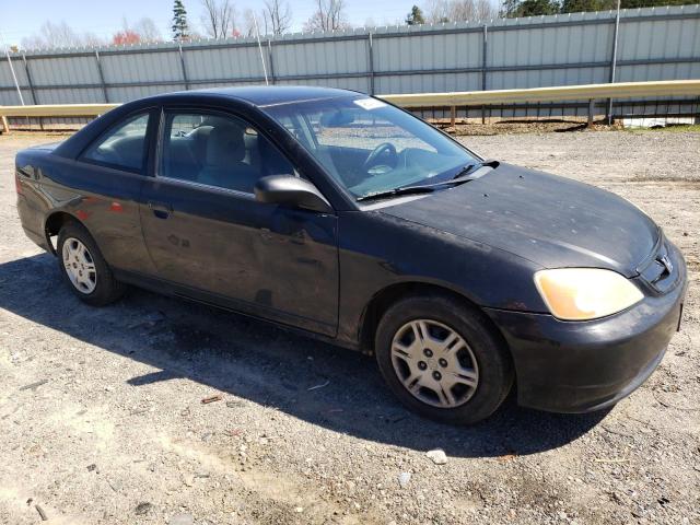 1HGEM22561L095065 - 2001 HONDA CIVIC LX BLACK photo 4