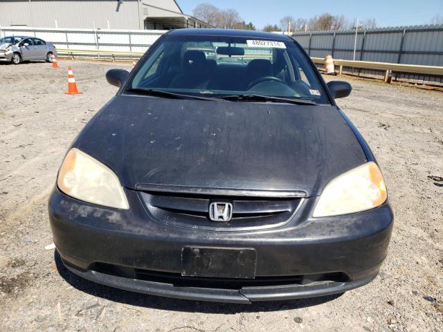 1HGEM22561L095065 - 2001 HONDA CIVIC LX BLACK photo 5