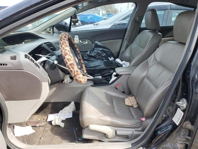 19XFB2F99CE029482 - 2012 HONDA CIVIC EXL შავი ფოტო 7