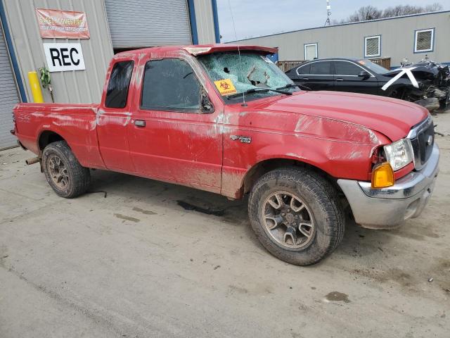 1FTZR45E75PA02996 - 2005 FORD RANGER SUPER CAB RED photo 4