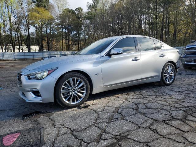 JN1EV7AP4JM366102 - 2018 INFINITI Q50 LUXE SILVER photo 1