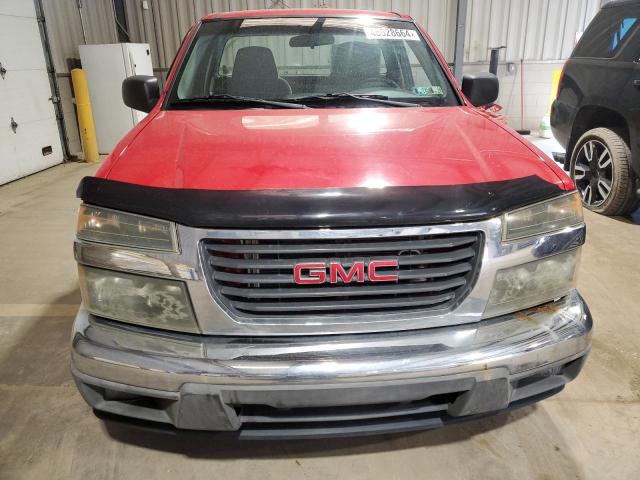 1GTCS148168330401 - 2006 GMC CANYON RED photo 5