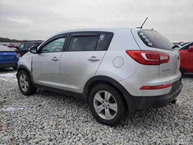 KNDPB3A23D7354439 - 2013 KIA SPORTAGE BASE SILVER photo 2