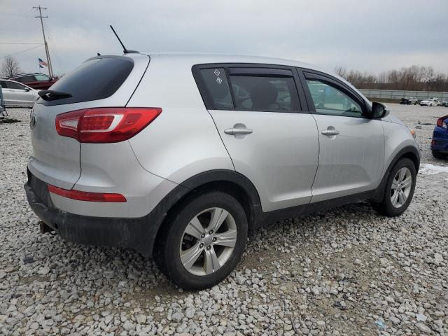 KNDPB3A23D7354439 - 2013 KIA SPORTAGE BASE SILVER photo 3