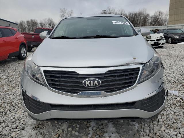 KNDPB3A23D7354439 - 2013 KIA SPORTAGE BASE SILVER photo 5