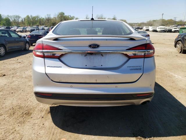 3FA6P0RU0JR194189 - 2018 FORD FUSION TITANIUM/PLATINUM HEV SILVER photo 6