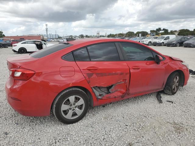 1G1BC5SM6H7122063 - 2017 CHEVROLET CRUZE LS RED photo 3