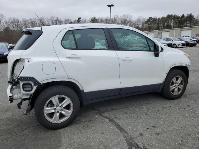 KL7CJNSB8JB608907 - 2018 CHEVROLET TRAX LS WHITE photo 3