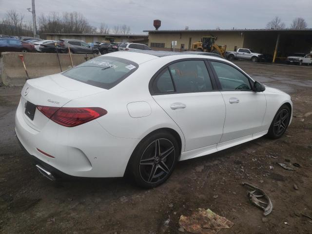 W1KAF4HB1PR144491 - 2023 MERCEDES-BENZ C 300 4MATIC WHITE photo 3