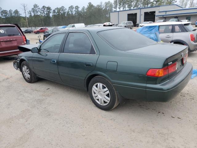4T1BF28K61U124059 - 2001 TOYOTA CAMRY LE GREEN photo 2