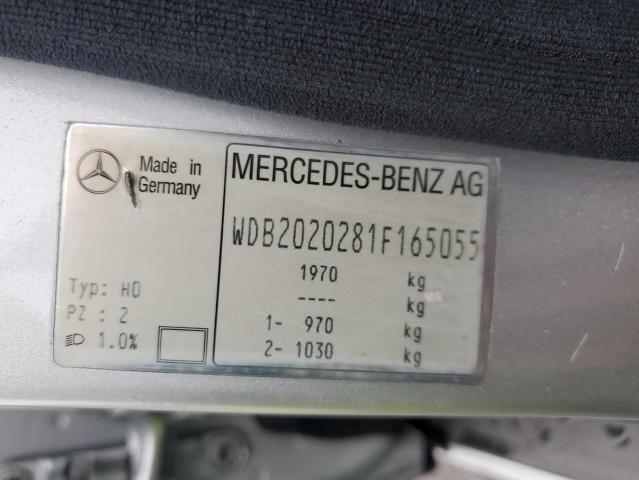 WDB2020281F165055 - 1994 MERCEDES-BENZ C 36 SILVER photo 12