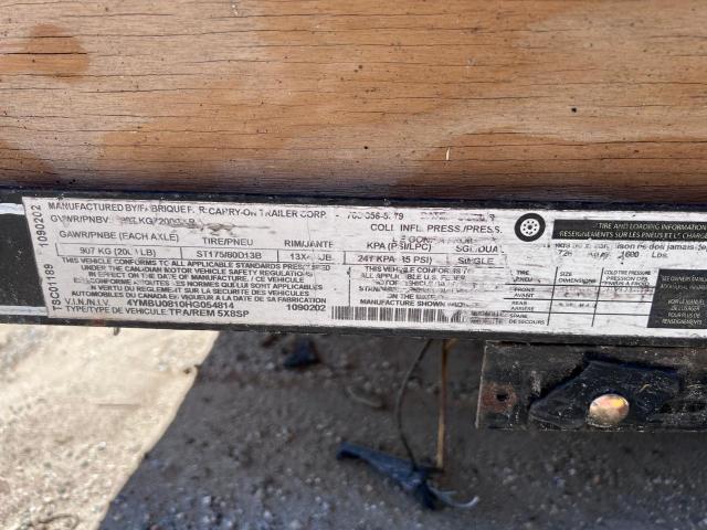 4YMBU0810HG054814 - 2015 UTILITY TRAILER Bej foto 10