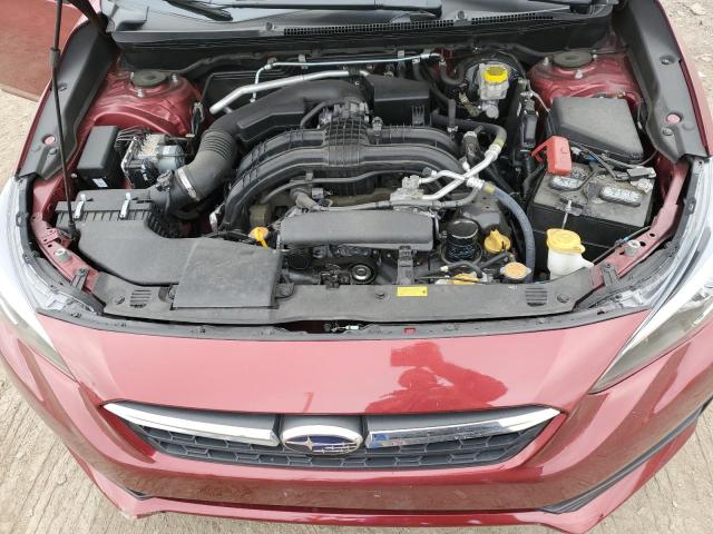 4S3GKAB65P3600327 - 2023 SUBARU IMPREZA RED photo 11