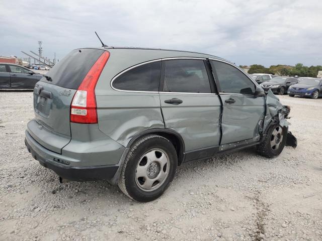 5J6RE3H37AL021284 - 2010 HONDA CR-V LX GREEN photo 3