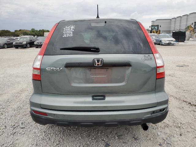 5J6RE3H37AL021284 - 2010 HONDA CR-V LX GREEN photo 6