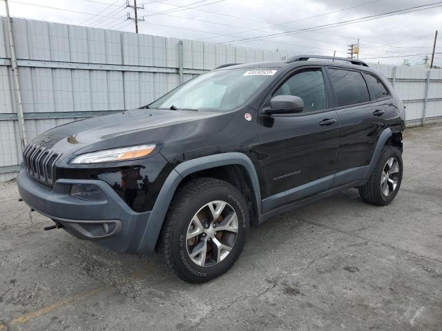 1C4PJMBX3JD531023 - 2018 JEEP CHEROKEE TRAILHAWK BLACK photo 1