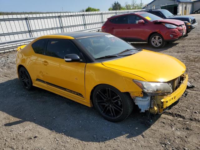 JTKJF5C74C3029392 - 2012 TOYOTA SCION TC 黄色 照片 4