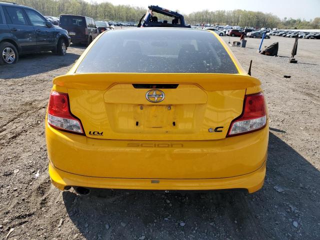 JTKJF5C74C3029392 - 2012 TOYOTA SCION TC 黄色 照片 6