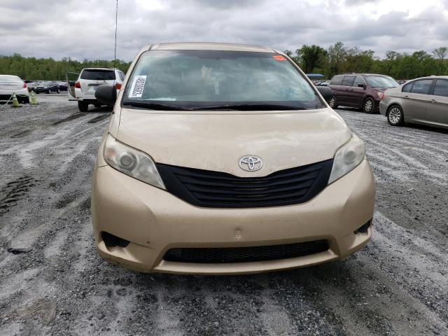 5TDKA3DC7BS003120 - 2011 TOYOTA SIENNA BASE GOLD photo 5