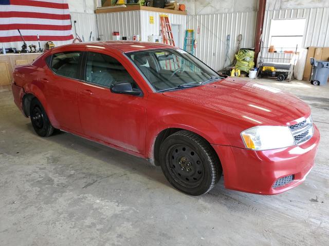 1C3CDZAB7EN112783 - 2014 DODGE AVENGER SE RED photo 4