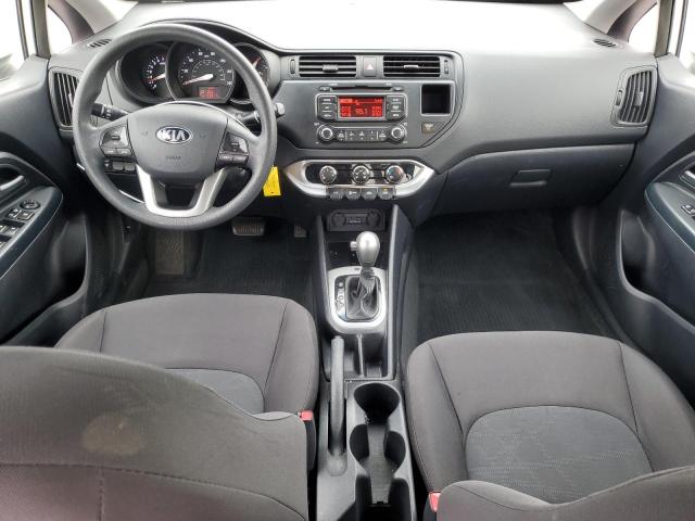 KNADM4A34E6336001 - 2014 KIA RIO LX WHITE photo 8