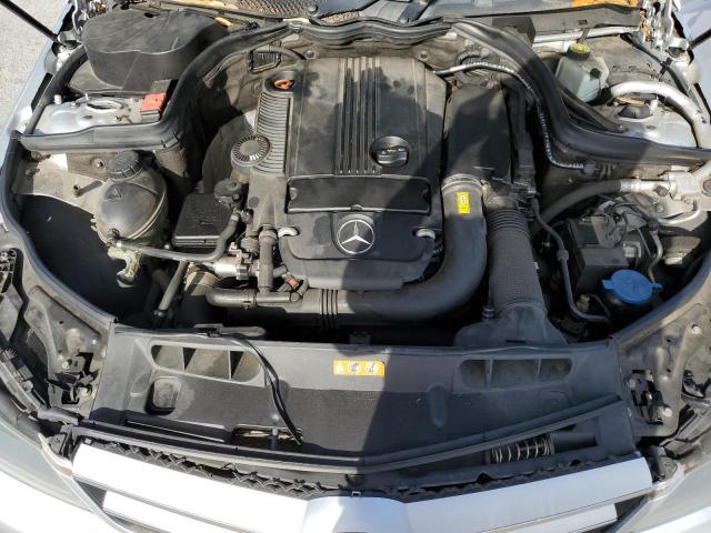 WDDGJ4HB3CF773299 - 2012 MERCEDES-BENZ C 250 SILVER photo 11