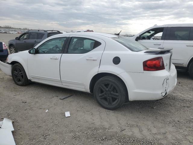 1C3CDZCB2CN143286 - 2012 DODGE AVENGER SXT WHITE photo 2