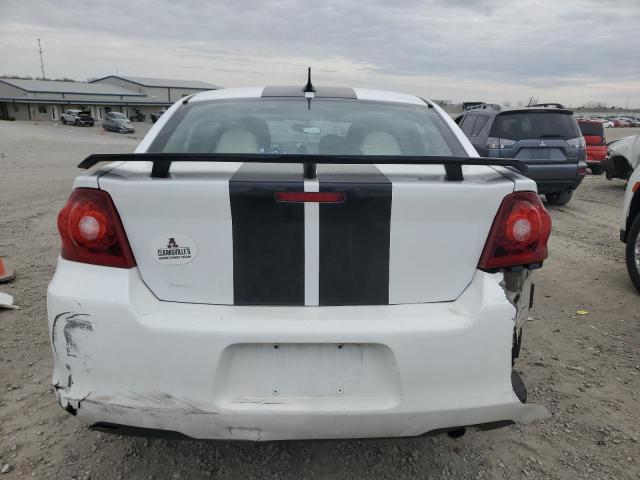 1C3CDZCB2CN143286 - 2012 DODGE AVENGER SXT WHITE photo 6