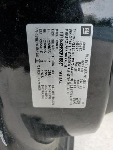 1GYS4KEF2CR106837 - 2012 CADILLAC ESCALADE ESV PLATINUM შავი ფოტო 13