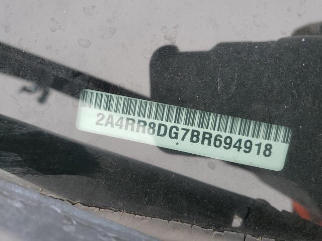 2A4RR8DG7BR694918 - 2011 CHRYSLER TOWN & COU TOURING L BLACK photo 12