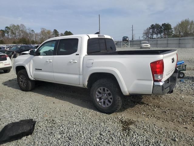 3TMAZ5CN9GM025162 - 2016 TOYOTA TACOMA DOUBLE CAB WHITE photo 2