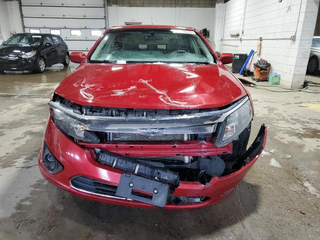 3FAHP0HA8AR214558 - 2010 FORD FUSION SE RED photo 5