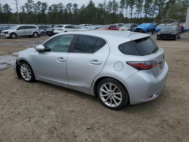 JTHKD5BH3B2021301 - 2011 LEXUS CT 200 SILVER photo 2