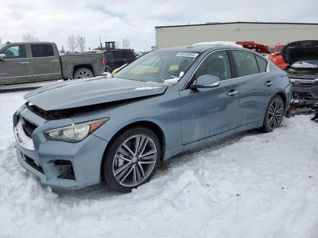 JN1BV7AR7EM680417 - 2014 INFINITI Q50 BASE BLUE photo 1