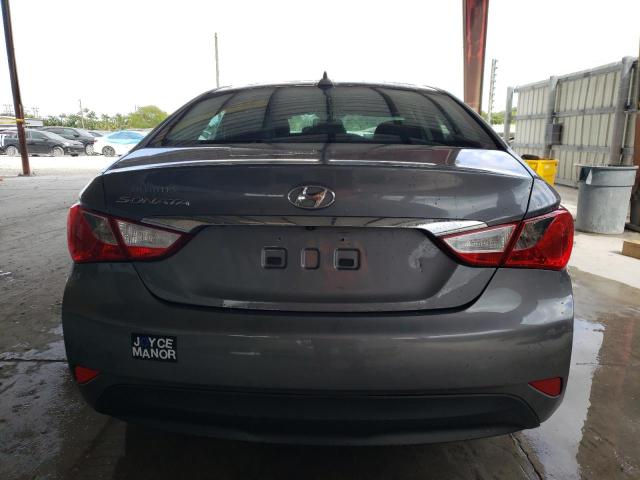 5NPEB4AC1EH925736 - 2014 HYUNDAI SONATA GLS CHARCOAL photo 6